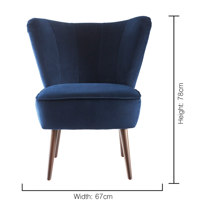 Seville Midnight Camille Chair - Limited Stock