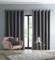 Arezzo Charcoal Blackout Curtains