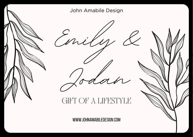 Emily & Jordan's Gift of a Lifestyle