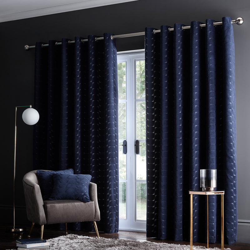 Lucca Midnight Blackout Curtains