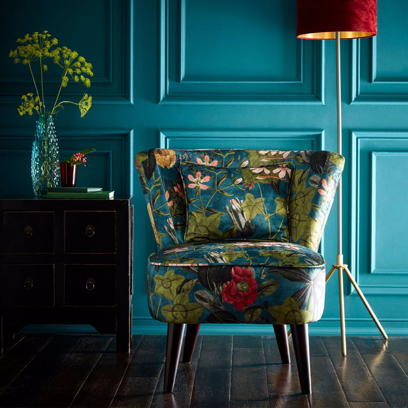 Lexi Passiflora Kingfisher Chair