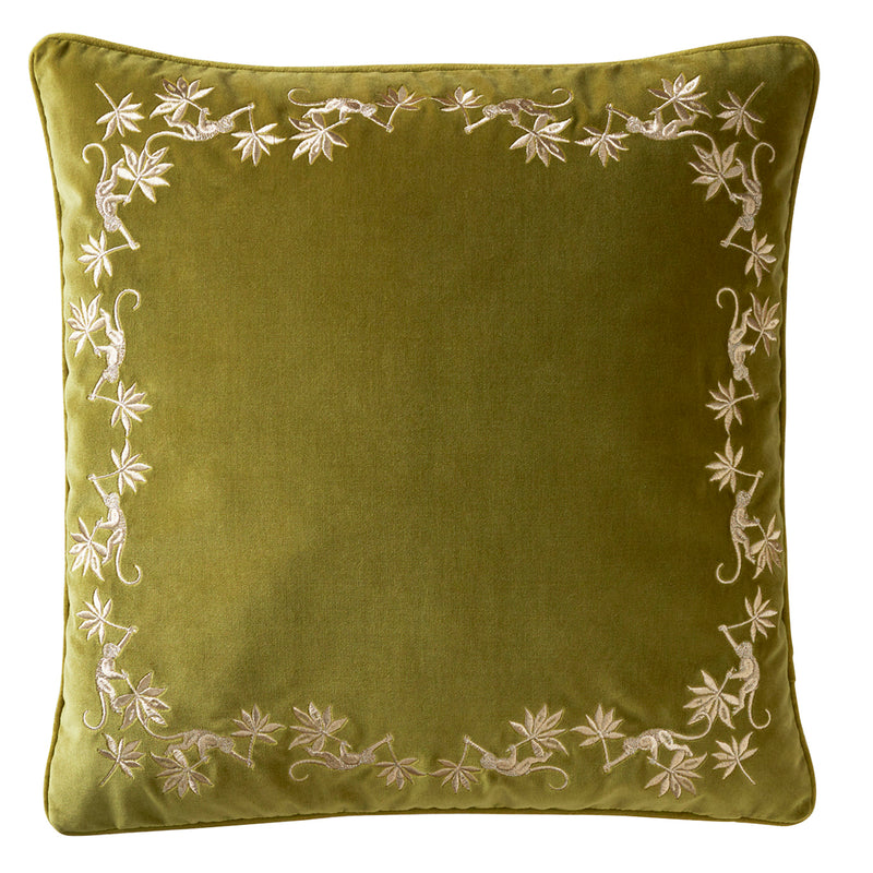 Sapphire Garden Olive Cushion