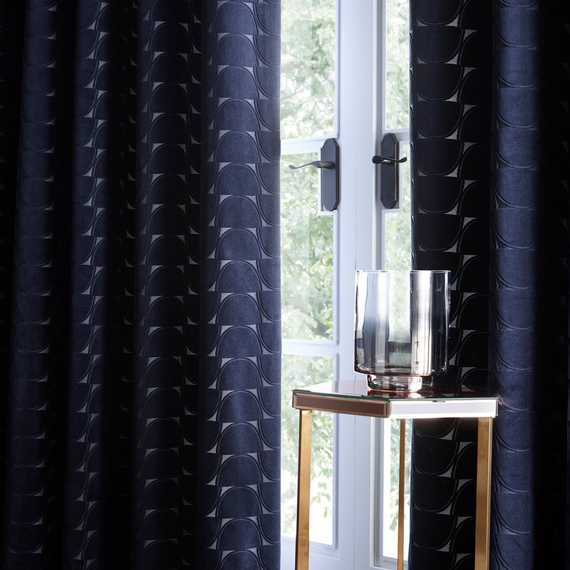 Lucca Midnight Blackout Curtains