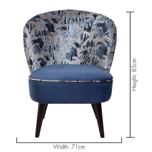 Ascot Tropicale Midnight Chair