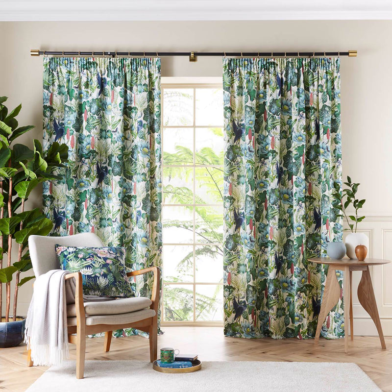 Waterlily Natural Curtains